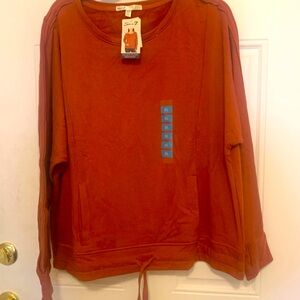Women’s seven7 Dolman pocket sweatshirt to front pocket XL soft and comfortable